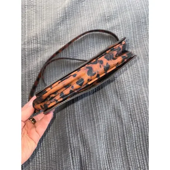 Animal Print Purse Womens Crossbody Top Handle Bag Adjustable Medium Easy Care - Picture 6 of 10